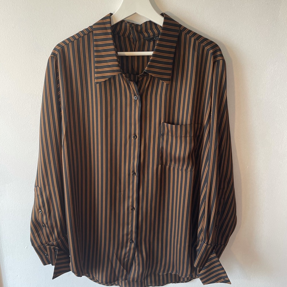NWOT stripe pajama style top